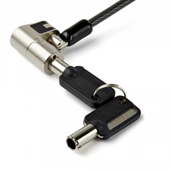 Candado de Seguridad Para Notebook Startech K-Slot,  Largo 2 Metros,  Antirrobo (LTULOCKKEY)