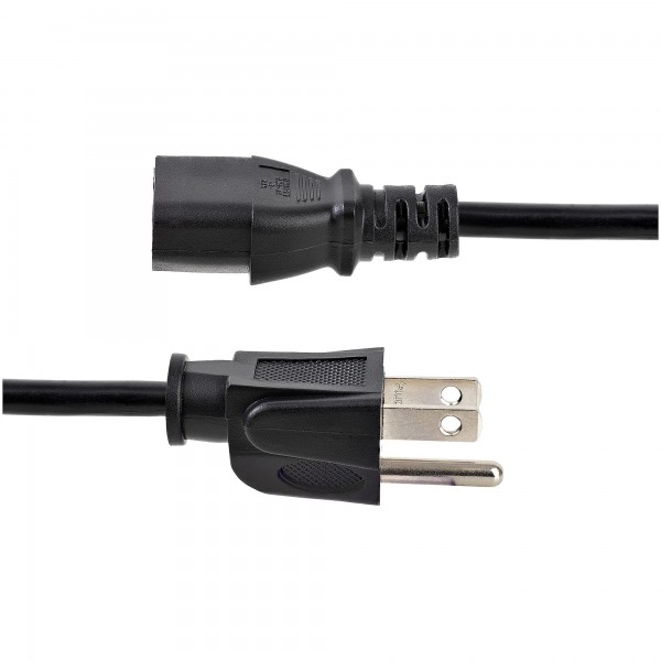 Cable de Poder Startech.Com de 125 V A 10 A, Largo de 3 Metros, Conexión Us (PXT101_10)