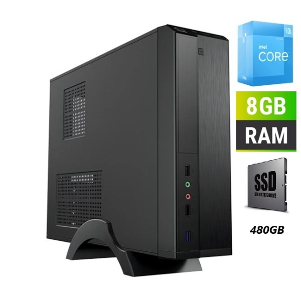 Desktop Intel I3-12100  8GB Ram Ssd 480gb Intel Xe Graphics Architecture (Gen 12)