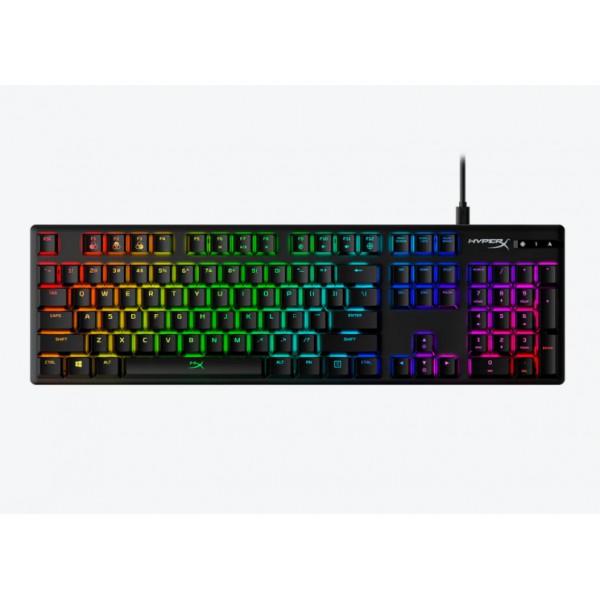 Teclado Mecánico Hyperx Alloy Origins Abs, Switch Hx Red, Espanol, Negro