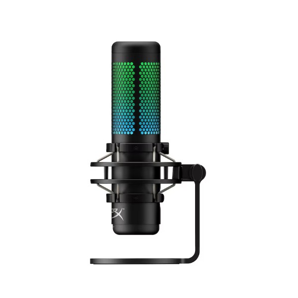 Micrófono Gamer Hyperx Quadcast S RGB, Antivibracion, Filtro Pop, Usb (4P5P7AA)