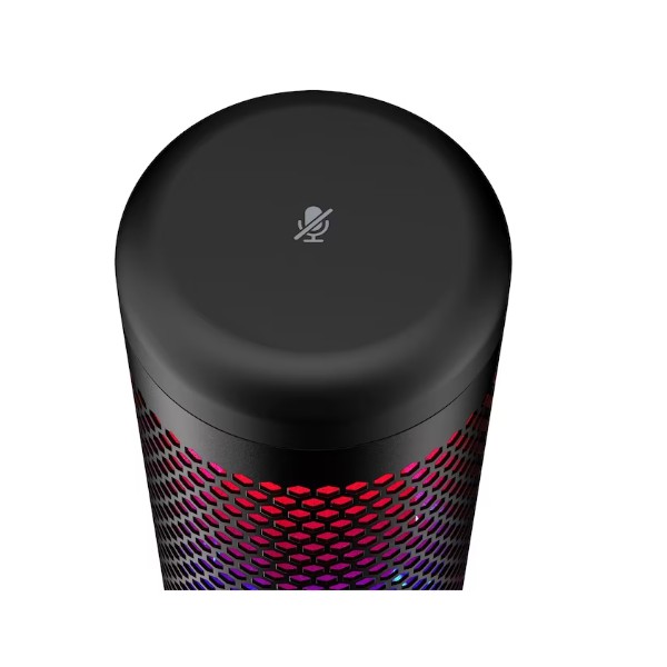 Micrófono Gamer Hyperx Quadcast S RGB, Antivibracion, Filtro Pop, Usb (4P5P7AA)