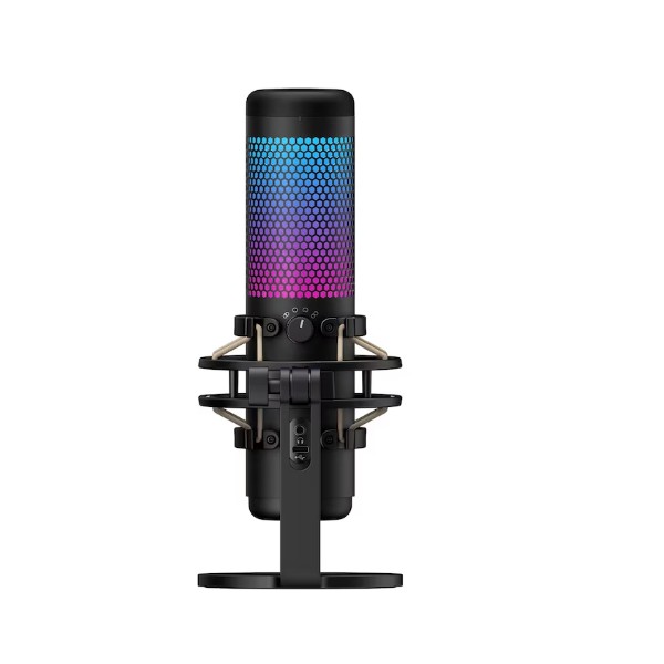 Micrófono Gamer Hyperx Quadcast S RGB, Antivibracion, Filtro Pop, Usb (4P5P7AA)