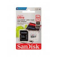 Tarjeta de Memoria  Micro Sdxc Sandisk 64 GB Con Adaptador