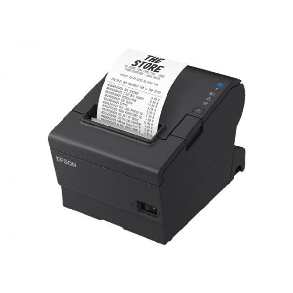 Impresora de Recibos Epson Tm T88Vii, Térmica, 500Mm,Seg, 180Ppp, Usb,Lan,Serial, Negro