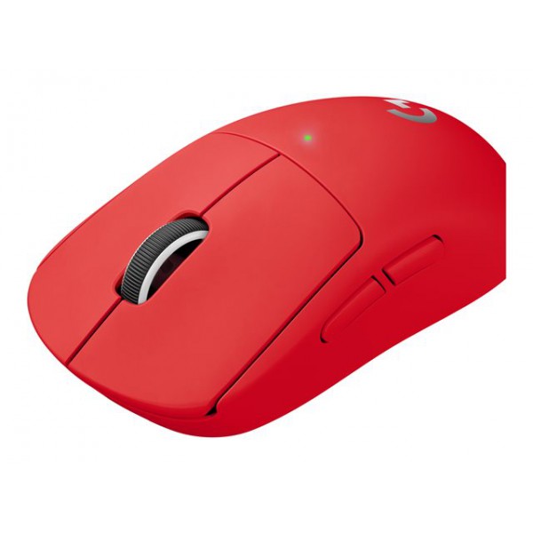 Mouse Gamer Logitech Pro X Superlight, Sensor Hero, 25.600Dpi, Lightspeed, Rojo (910-006783)