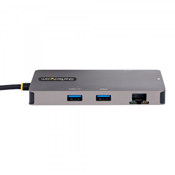 Docking Station Usb Tipo C, Usb C 2X Hdmi 4K 60Hz, Hub Usba 3.1 2Pt 5GBps, Pd 100W, GBe, Sdmicrosd (120B-USBC-MULTIPORT)