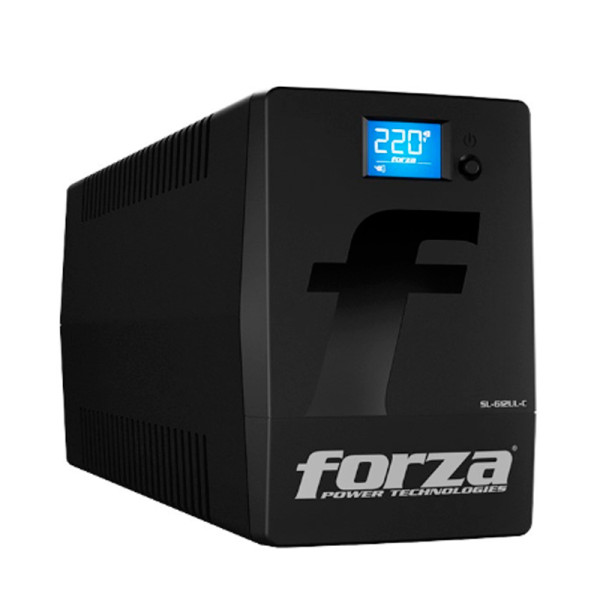 UPS Interactiva Forza SL-612UL-C 600VA/360W, 220V, 4 Salidas, 1, Iec Rj45.