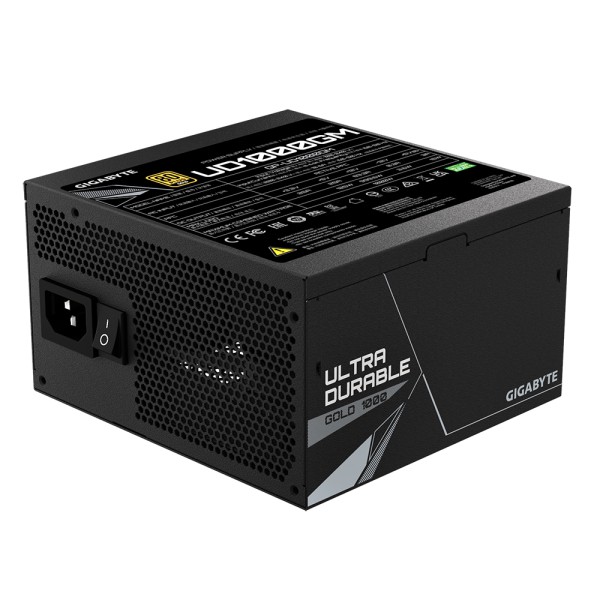 Fuente de Poder Gigabyte 1000W 80 Plus Gold Certified Totalmente Modular (GP-UD1000GM)