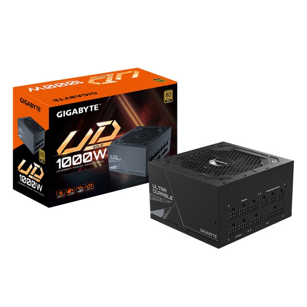 Fuente de Poder Gigabyte 1000W 80 Plus Gold Certified Totalmente Modular (GP-UD1000GM)