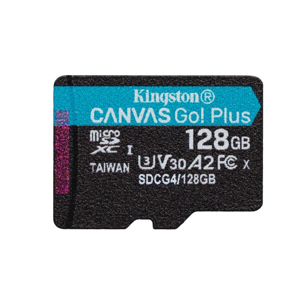 Kingston - Flash memory card - miniSDHC - V30 Card + Adapter (SDCG4/128GB)