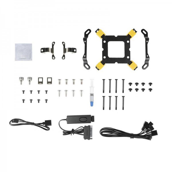 Refrigeración Liquida Azza Galeforce Cpu Liquid Cooler 240mm ArGB 2xfans (LCAZ-240C-ARGB)