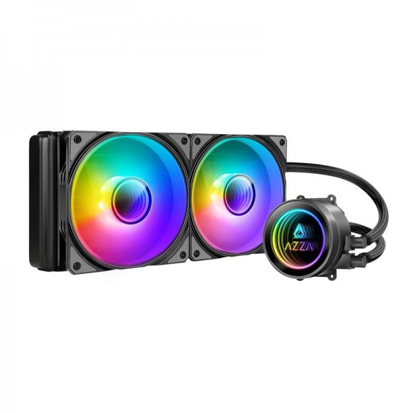 Refrigeración Liquida Azza Galeforce Cpu Liquid Cooler 240mm ArGB 2xfans
