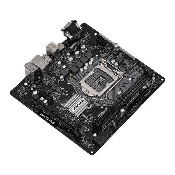 Placa Madre Asrock H470m-Hvs,  Socket Lga 1200,  Intel Core 10ma Gen (H470M-HVS)