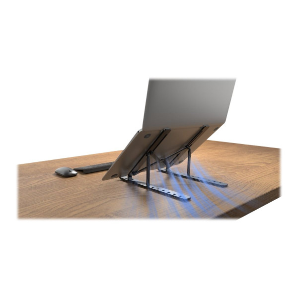 Kensington - Soporte para ordenador portátil - collapsible, aluminum - escritorio - hasta 16in (K50406WW)