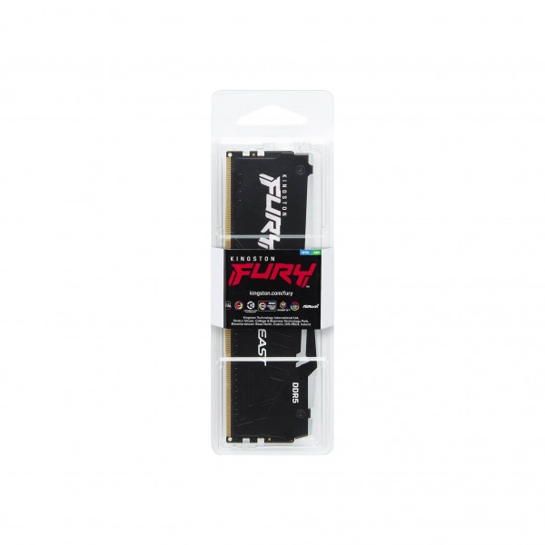 Memoria Ram  Kingston Fury Beast RGB de 8GB,  Ddr5,  5600MHz,  Cl40,  Dimm (KF556C40BBA-8)