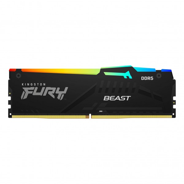 Memoria Ram  Kingston Fury Beast RGB de 8GB,  Ddr5,  5600MHz,  Cl40,  Dimm