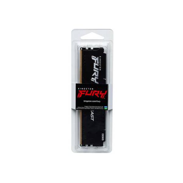 Memoria Ram  Kingston Fury Beast Black de 16GB, Ddr5, 5600Mhz, Cl36, Dimm (KF556C36BBE-16)
