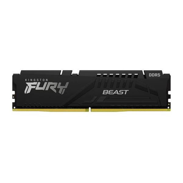 Memoria Ram  Kingston Fury Beast Black de 16GB, Ddr5, 5600Mhz, Cl36, Dimm (KF556C36BBE-16)