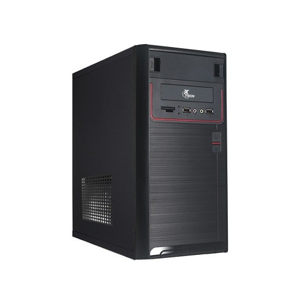 Gabinete Xtech Xtq-100 Micro Atx Color Negro C, Fuente 600w (XTQ-100)