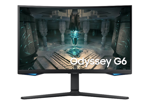 Monitor Gamer Samsung Odyssey G6 Tv de 27 Pulgadas Va, Qhd, 1Ms, 240Hz, D Port+Hdmi+Wi Fi, Freesync