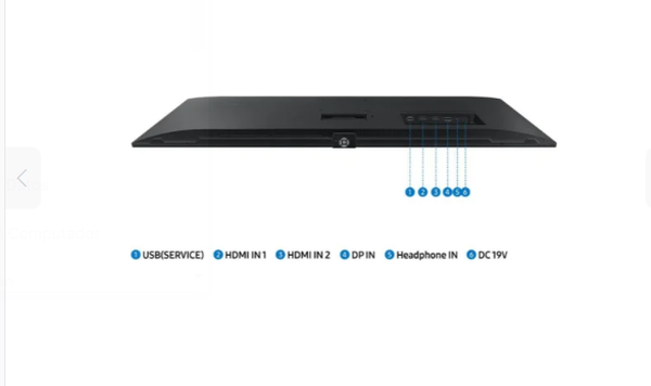Monitor Samsung Viewfinity S50gc 34 Pulgadas, Va, 3840x2160pix, 100hz, Hdr10, Dport+Hdmi, Freesync (LS34C500GALXZS)
