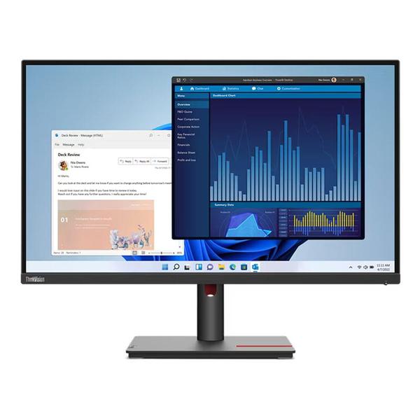 Monitor Lenovo Lenovo Thinkvision T27p-30, 4k Uhd 3840 X 2160, 27 Pulgadas, Ips, 16:9, Wled