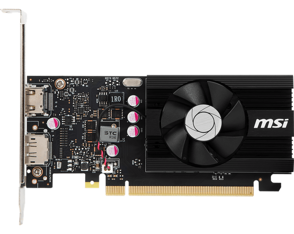 Tarjeta de video MSI GeForce GT 1030 4GB GDDR4 OC Low Profile (912-V812-001)