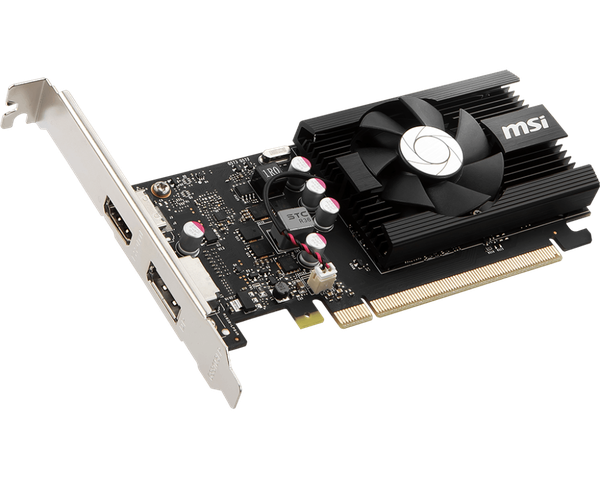 Tarjeta de video MSI GeForce GT 1030 4GB GDDR4 OC Low Profile (912-V812-001)