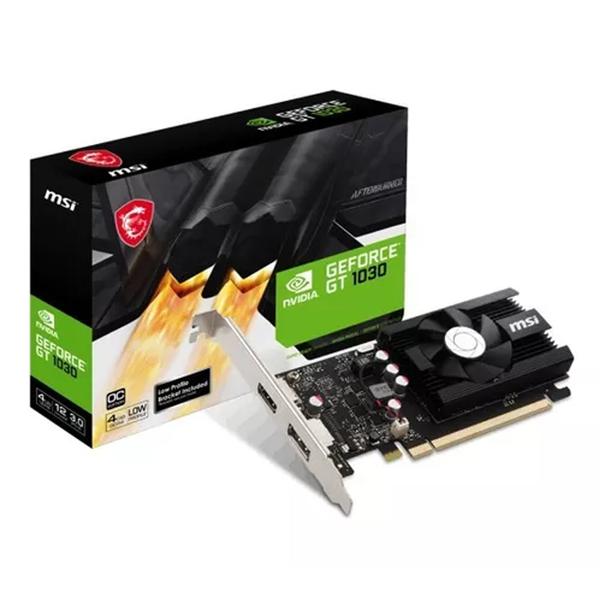 Tarjeta de Video MSI Geforce GT 1030 4GB Ram Ddr4 Oc Low Profile