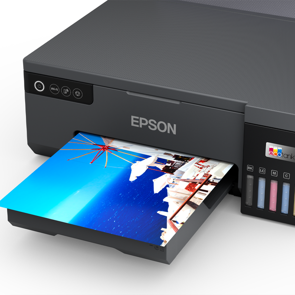 Impresora Fotografica Inalámbrica Epson Ecotank L8050, 22 Ppm, 1.440Dpi, Wi Fi,Usb (C11CK37301)