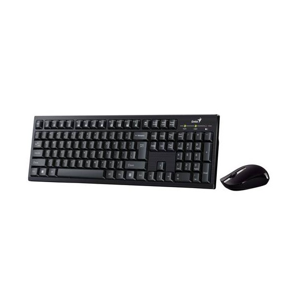 KIT TECLADO+MOUSE GENIUS INALAMBRICO KM8101 BLACK