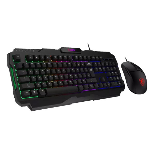 Kit Teclado Y Mouse Gamer Msi Forge GK100 6400dpi RGB (FORGE GK100 COMBO)