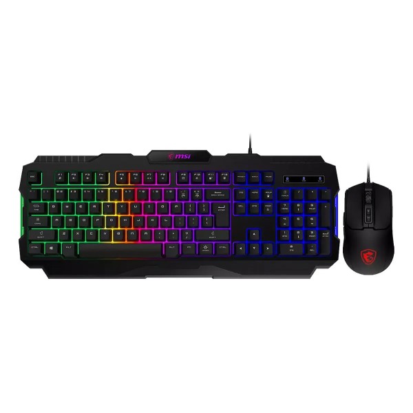 Kit Teclado Y Mouse Gamer Msi Forge GK100 6400dpi RGB (FORGE GK100 COMBO)