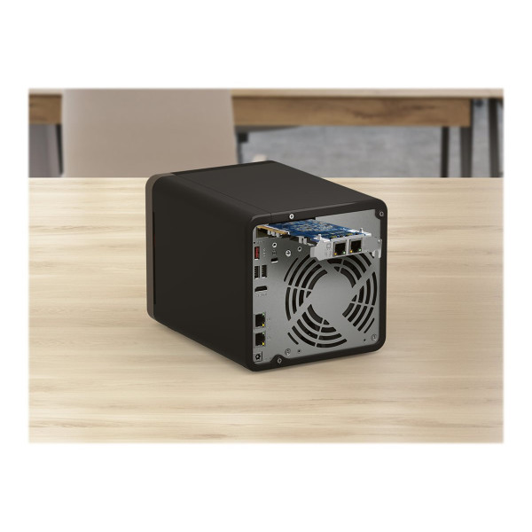 QNAP TS-464 - Servidor NAS - 4 compartimentos - SATA 6Gb/s - RAID 0, 1, 5, 6, 10, JBOD - RAM 8 GB - 2.5 Gigabit Ethernet - iSCSI soporta (TS-464-8G-US)