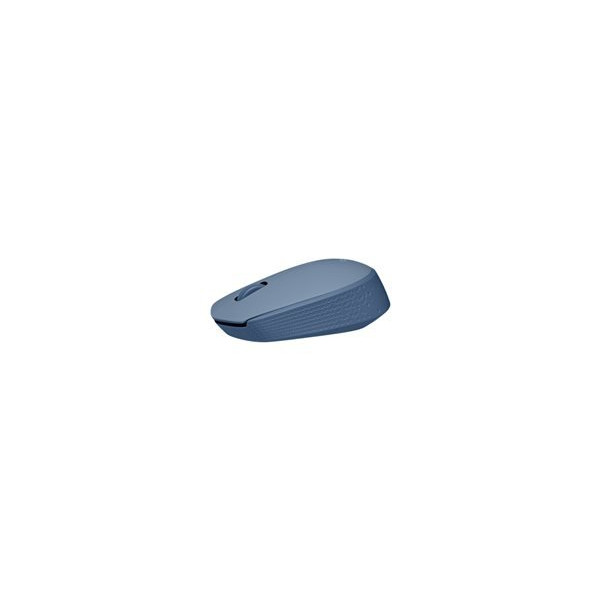 Logitech M170 Wireless Mouse, Ambidextrous, Blue Gray - Ratón - diestro y zurdo - óptico - 3 botones - inalámbrico - 2.4 GHz - receptor inalámbrico USB - azul/gris (910-006863)