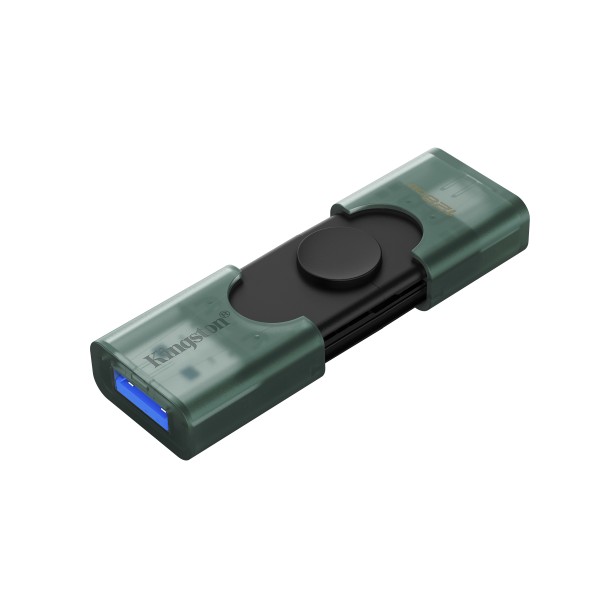 Kingston 128GB USB-A + USB-C 3.2 Gen 1 DataTraveler DuoG2 (DTDEG2/128GB)