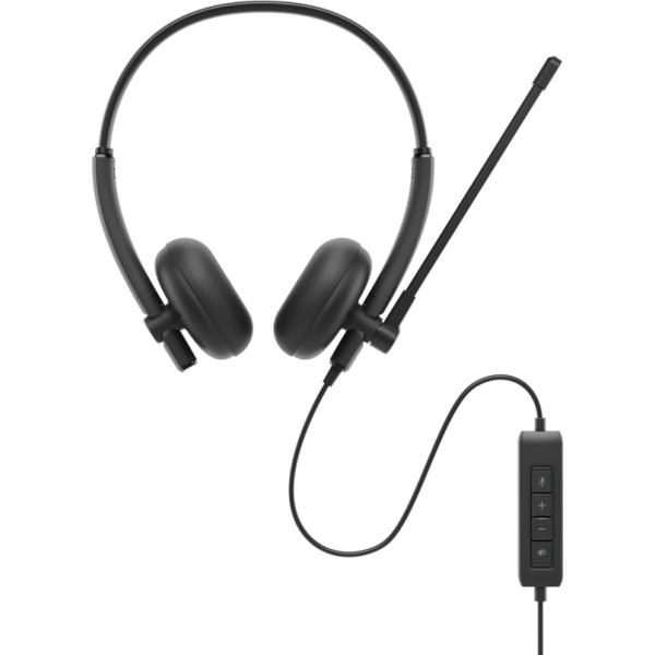 Dell Headphones - WH125 - Headphones - Para Computer - Wired (520-BBLL)