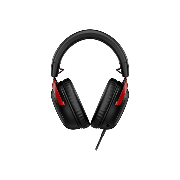 Auriculares HyperX Cloud 3 de Tamaño Completo con Cable USB/Conector de 3,5 mm  Negro/Rojo