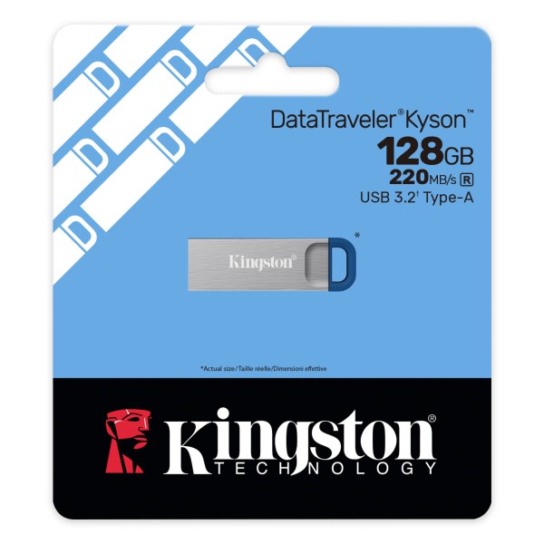 Kingston - USB flash drive - USB 3.0 - 128GB DataTraveler Kyson 220MB (DTKNG2/128GB)