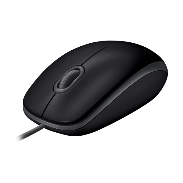 Logitech - Mouse - Wired - Black - M110 Silent (910-006756)