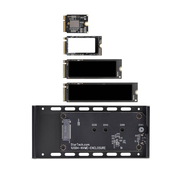 Caja USB4 NVMe M.2 - Caja para SSD (1USB4-NVME-ENCLOSURE)