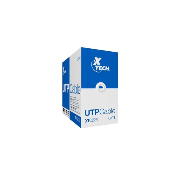 Xtech - Network cable - Unshielded twisted pair (UTP) - 305 m - Gray - CAT6 24 AWG XTC-226