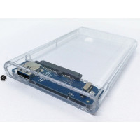 Cofre Case para Disco Duro de 2.5in Sata USB3.0 Transparente