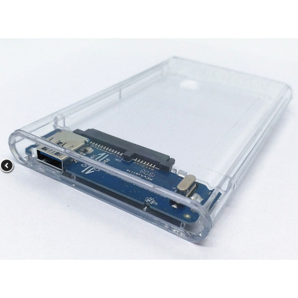 Cofre Case para Disco Duro de 2.5in Sata USB3.0 Transparente (CASE03803)