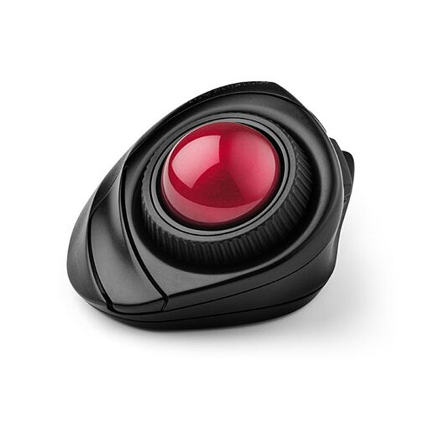 Trackball Mouse Fusion Inalambrico Negro Bola Roja (K72363WW)