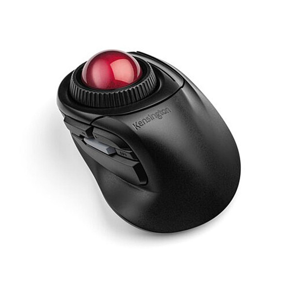 Trackball Mouse Fusion Inalambrico Negro Bola Roja (K72363WW)