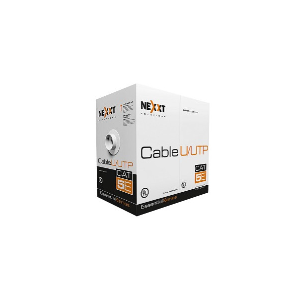 Nexxt Solutions Infrastructure - Bulk cable - UTP - 102 m RJ-45 - Gray - Cat5e 4P 25AWG CMX