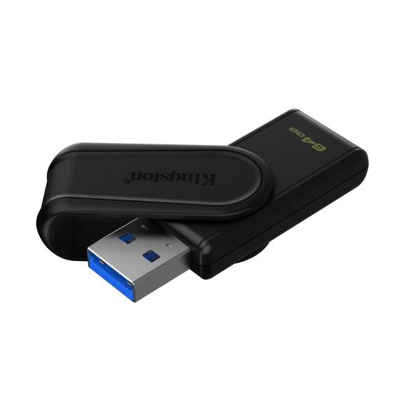 Kingston - USB flash drive - USB 3.2 Gen 1 - DataTraveler Exodia S Black (DTXS/64GB)