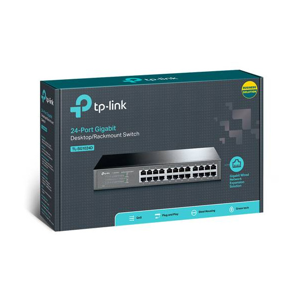 SWITCH DE ESCRITORIO 24 PUERTOS (TL-SG1024D) (I330SG1024D)